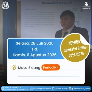 Masa Sidang Periode II Semester Genap 2025/2026