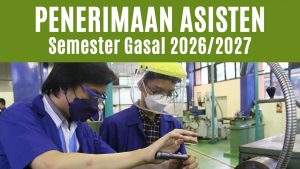Penerimaan Asisten Praktikum Semester Gasal 2026/2027