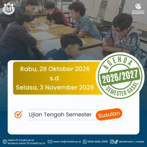 Ujian Tengah Semester Gasal 2026/2027 Susulan