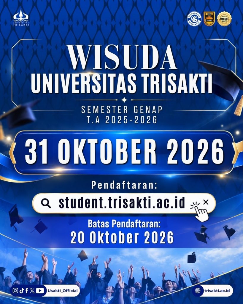 Wisuda Universitas Trisakti Semester Genap TA 2025/2026